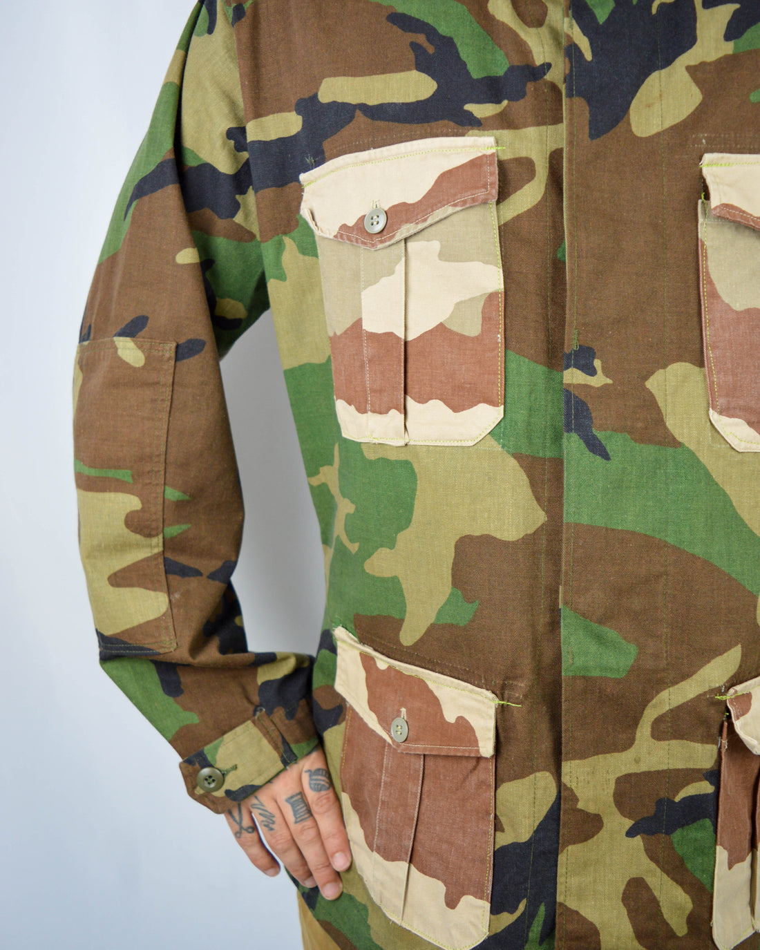 Recycled military camo jacket Christmas gift
