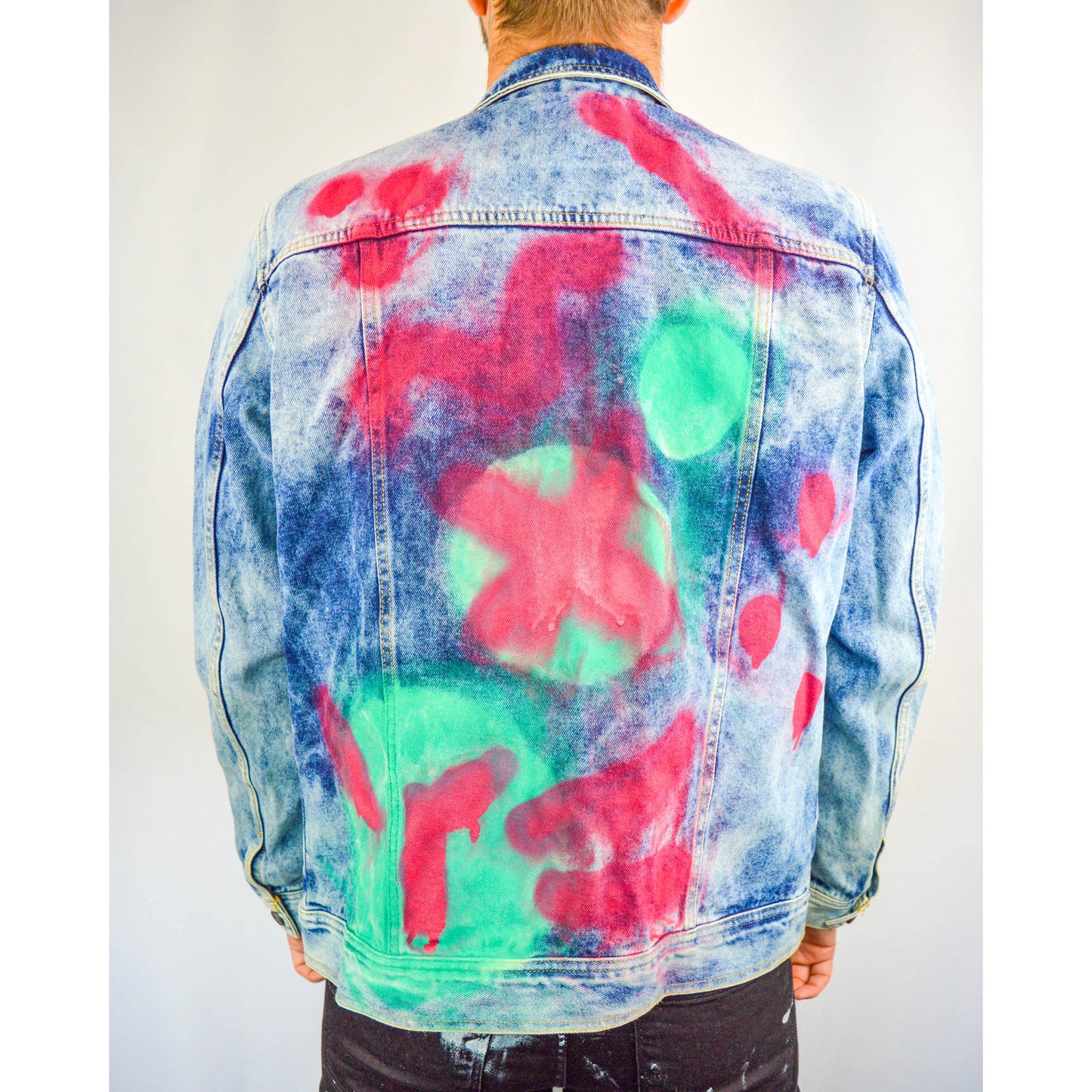 Reworked Pull and Bear Denim Jacket